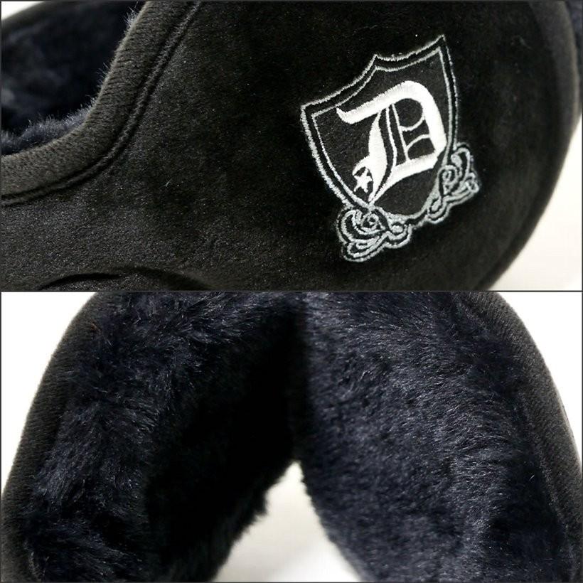 イヤーマフ メンズ ブランド 黒 Dop ロゴ ファー マフラー 防寒グッズ 耳あて 裏ボア 保温 防風 通勤 通学 Dpat005 大きいサイズ服 Djドリームス 通販 Yahoo ショッピング