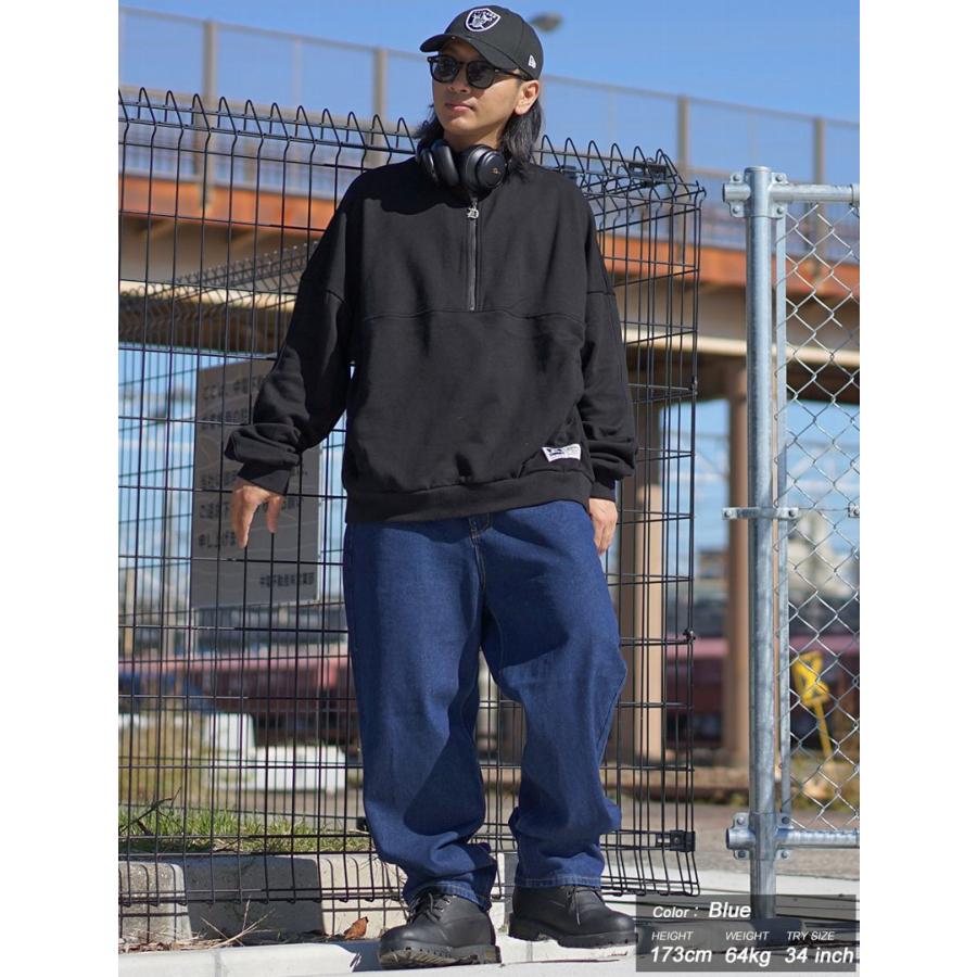 デニムパンツ メンズ ワイドパンツ ジーンズ 大きいサイズ ズボン