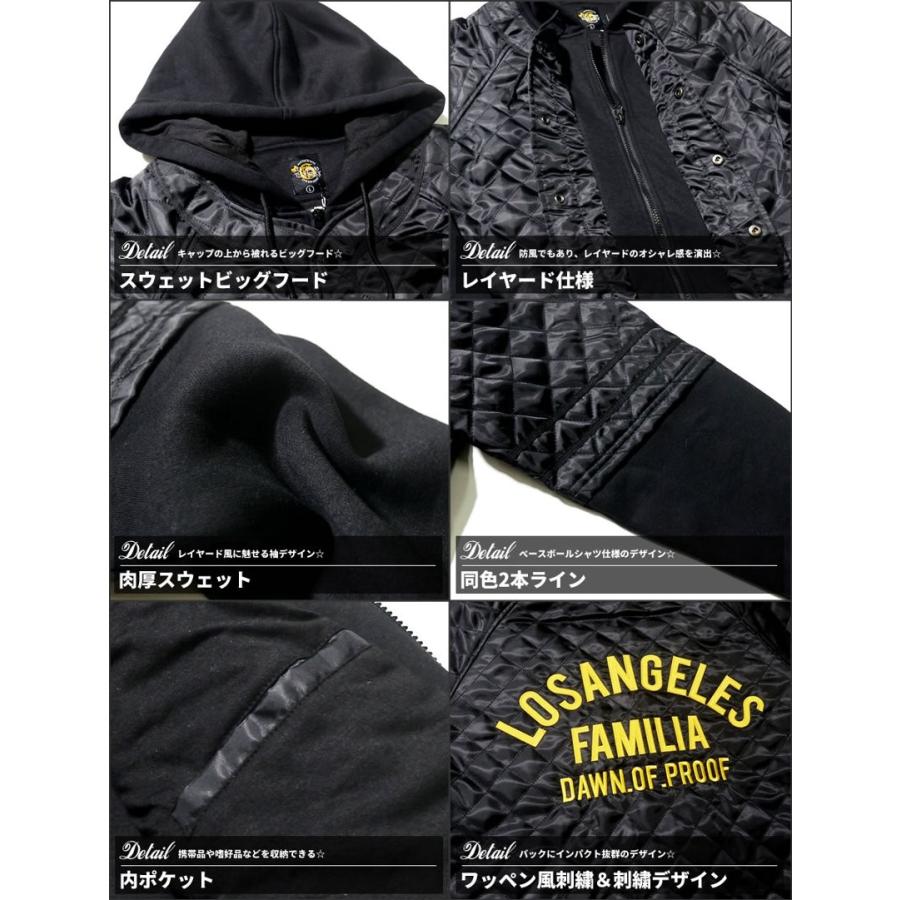 アイボリー×レッド テンディープ キルティングジャケット L ブラック
