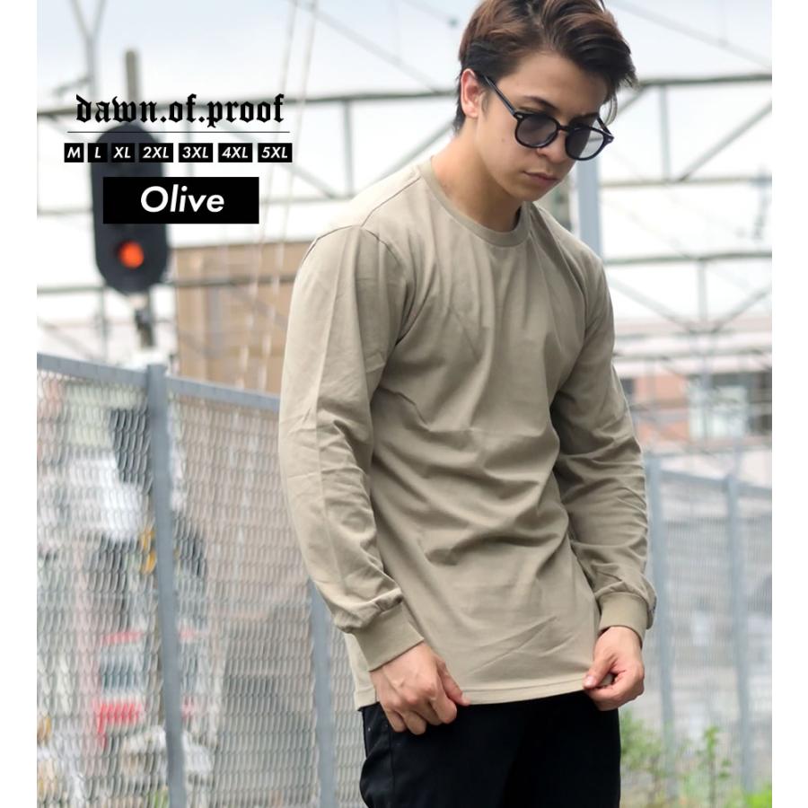 Tシャツ メンズ 長袖 無地 ストリート 厚手 おしゃれ ビッグシルエット 