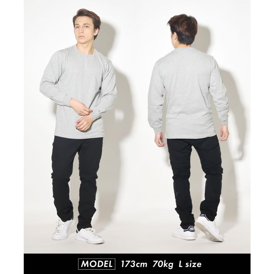 Tシャツ メンズ 長袖 無地 ストリート 厚手 おしゃれ ビッグシルエット