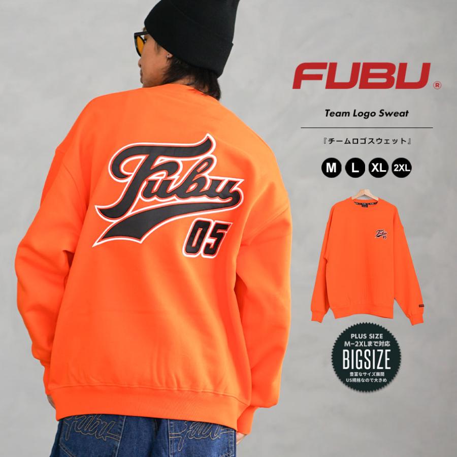 FUBU（フブ） トレーナー メンズ 裏毛 スウェット プルオーバー 刺繍 