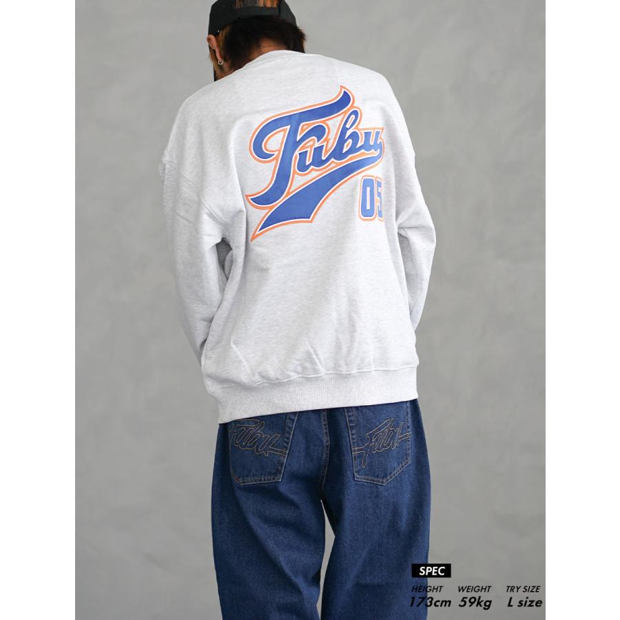 FUBU フブ トレーナー メンズ 裏毛 スウェット プルオーバー 刺繍 