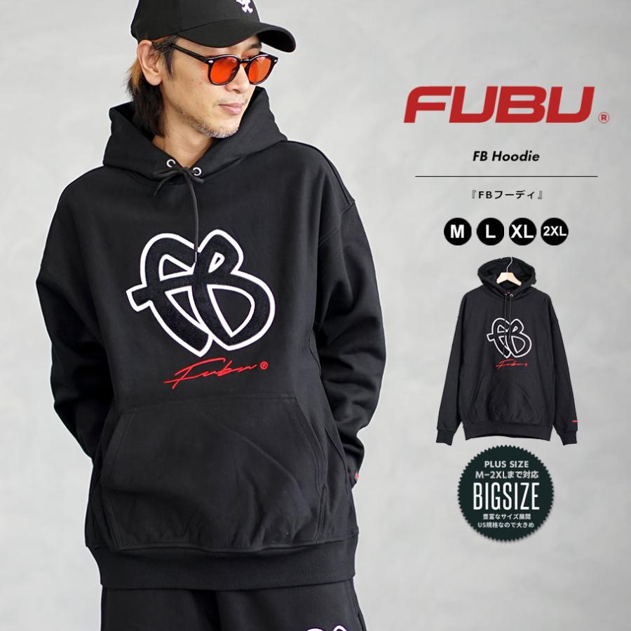 FUBU（フブ） パーカー プルオーバー メンズ 裏毛 スウェット 相良刺繍