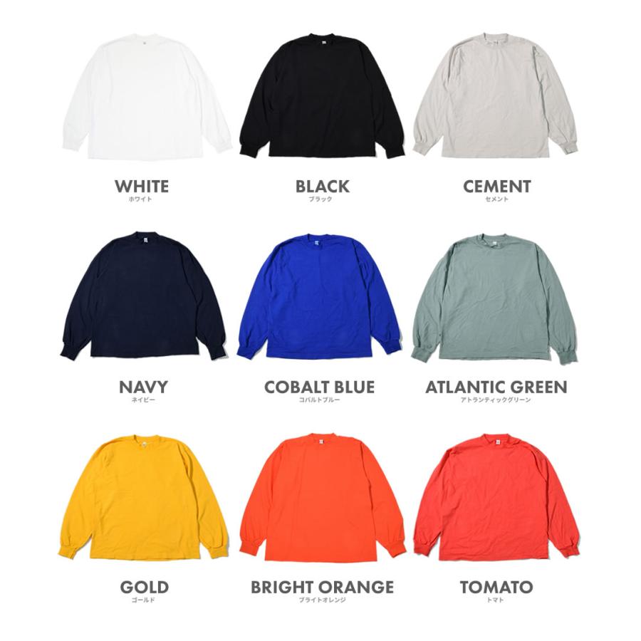 LOS ANGELES APPAREL ロサンゼルス アパレル ヘビーウェイト Tシャツ 長袖 メンズ ロンT 無地 大きいサイズ