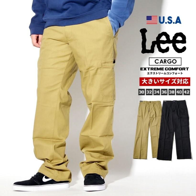 Lee カーゴパンツ メンズ ゆったり コーデ Extreme Comfort Cargo 大きいサイズ Ledt009 大きいサイズ服 Djドリームス 通販 Yahoo ショッピング