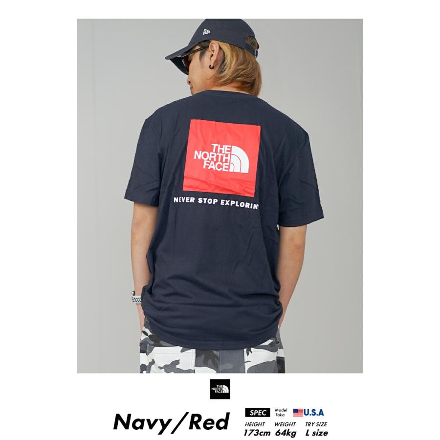 ノースフェイス Tシャツ メンズ レディース 半袖 BOX TEE ボックスロゴ バックプリント THE NORTH FACE NF0A4763 日本未発売 大きいサイズ対応 夏 ブランド｜dj-dreams｜22