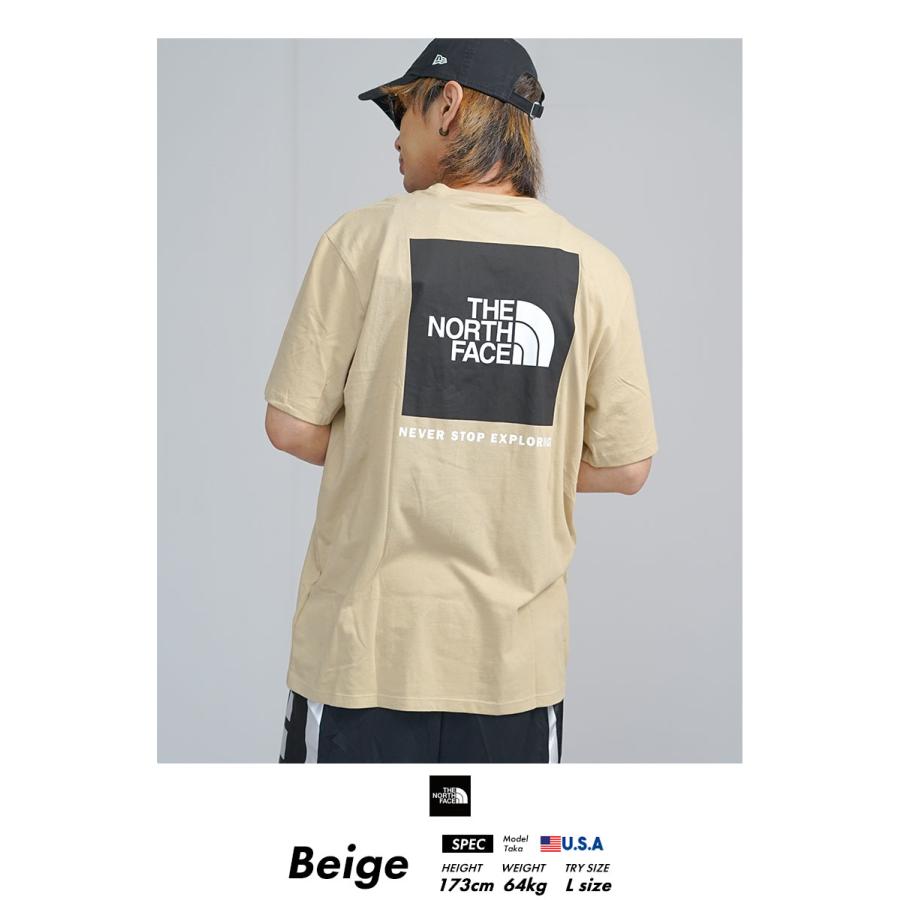 ノースフェイス Tシャツ メンズ レディース 半袖 BOX TEE ボックスロゴ バックプリント THE NORTH FACE NF0A4763 日本未発売 大きいサイズ対応 夏 ブランド｜dj-dreams｜21