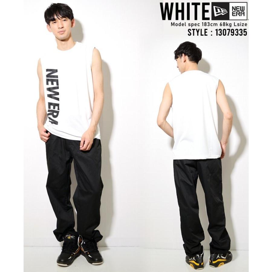 Off Newera ニューエラ タンクトップ メンズ テック バーチカルロゴ ホワイト ファッション Aynaelda Com