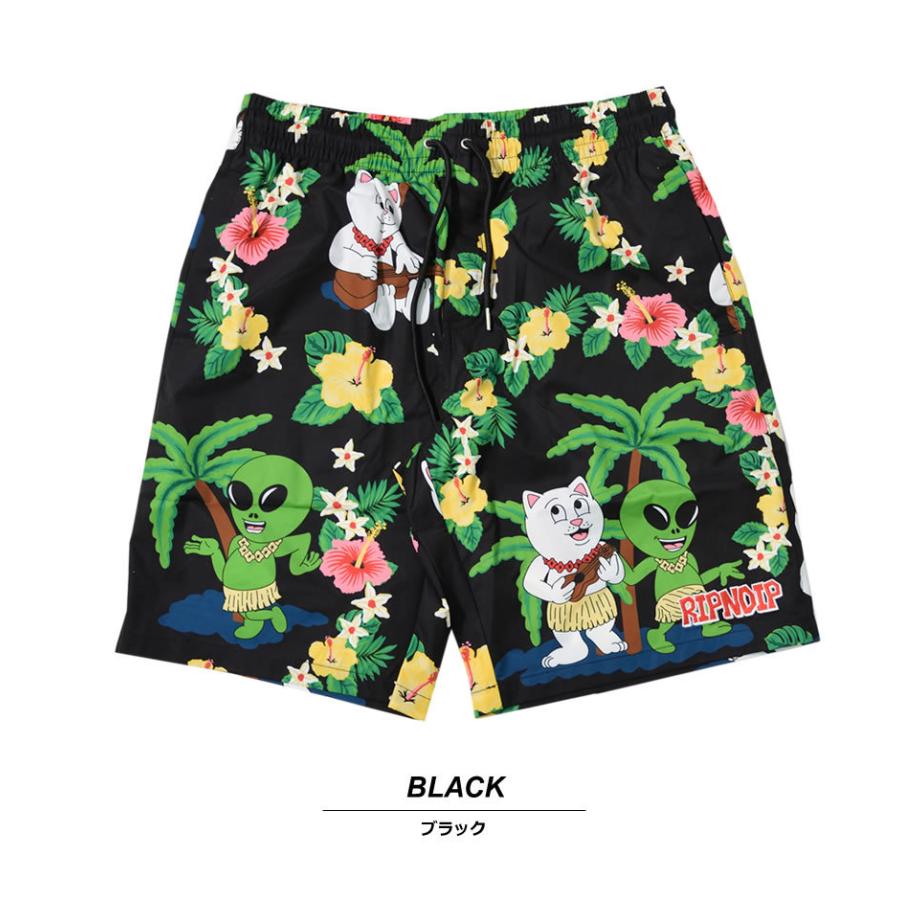 RIPNDIP リップンディップ ハーフパンツ メンズ 水着 ボードショーツ 総柄 プリント RND9329 サーフパンツ トランクスの画像