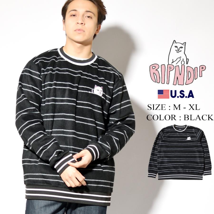 最安値挑戦 30代 代 女性 男性 メンズ 40代 ブランド Rnd4709 メンズ トレーナー リップンディップ Ripndip トップス