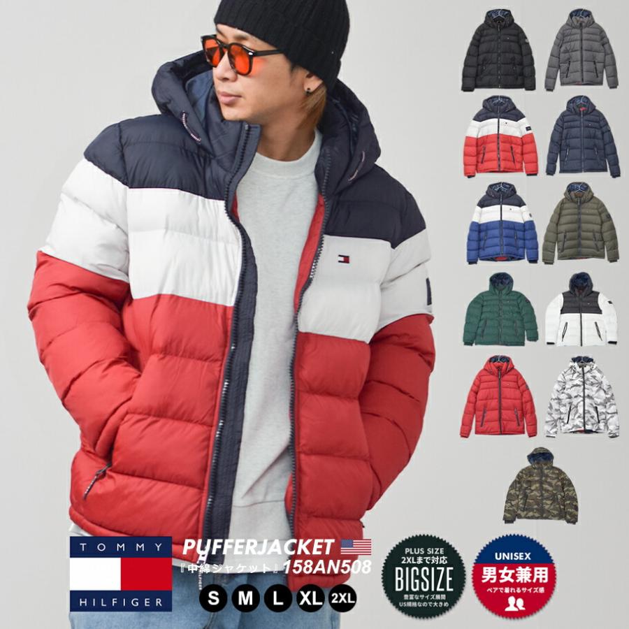 トミーヒルフィガー ダウンジャケット メンズ ブランド 中綿 コート アウター 防寒 暖かい TOMMY HILFIGER 158AN508  大きいサイズ 赤 黒 2022 秋冬 : tmjt001 : DJドリームス - 通販 - Yahoo!ショッピング