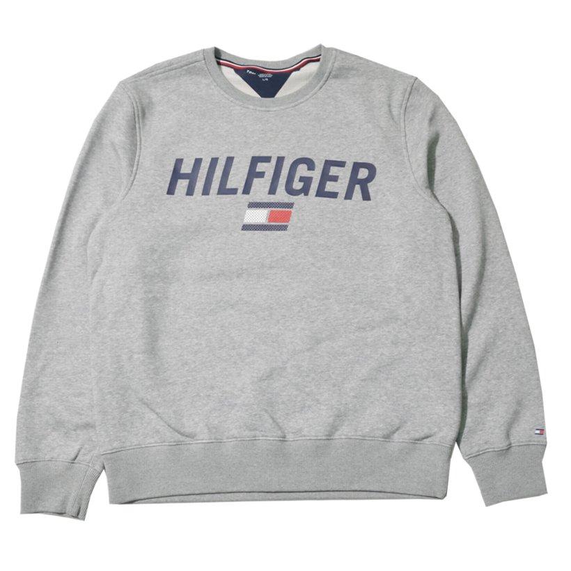 最適な材料 78e10 スウェット メンズ トレーナー トミーヒルフィガー 40代 30代 代 男性 ファッション メンズ Chad ブランド 海外モデル 2xl Xl L M 灰 黒 新品 Sweatshirt Crew トップス