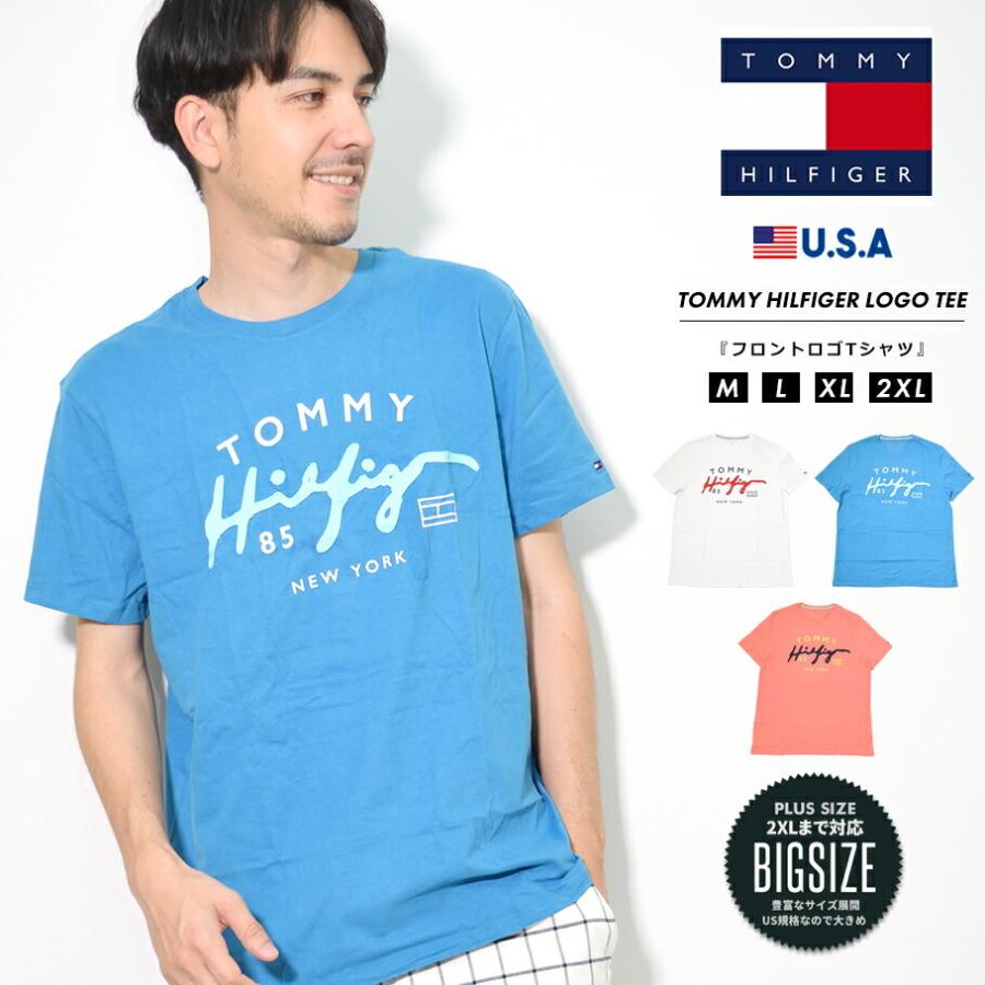 トミーヒルフィガー Tシャツ メンズ 半袖 ブランド ロゴ刺繍 ゆったり 大きいサイズ Tommy Hilfiger Tmtt050 Djドリームス 通販 Yahoo ショッピング