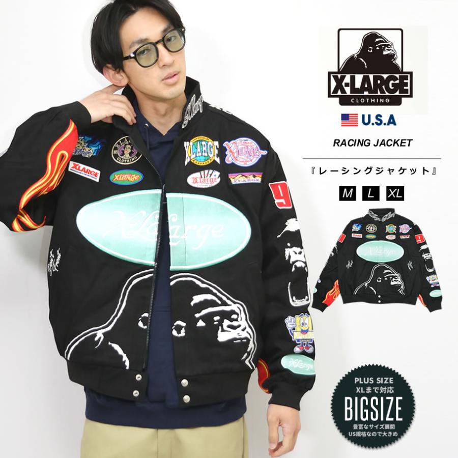 Xlarge エクストララージ レーシングジャケット アウター ジャケット バイク ツーリング メンズ B系 ストリート系 ファッション Xljt014 Djドリームス 通販 Yahoo ショッピング