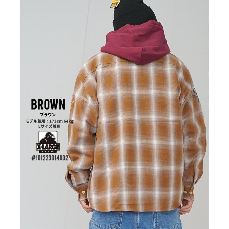 XLARGE エクストララージ チェックシャツ メンズ ネルシャツ XLARGE エクストララージ チェックシャツ メンズ ネルシャツ