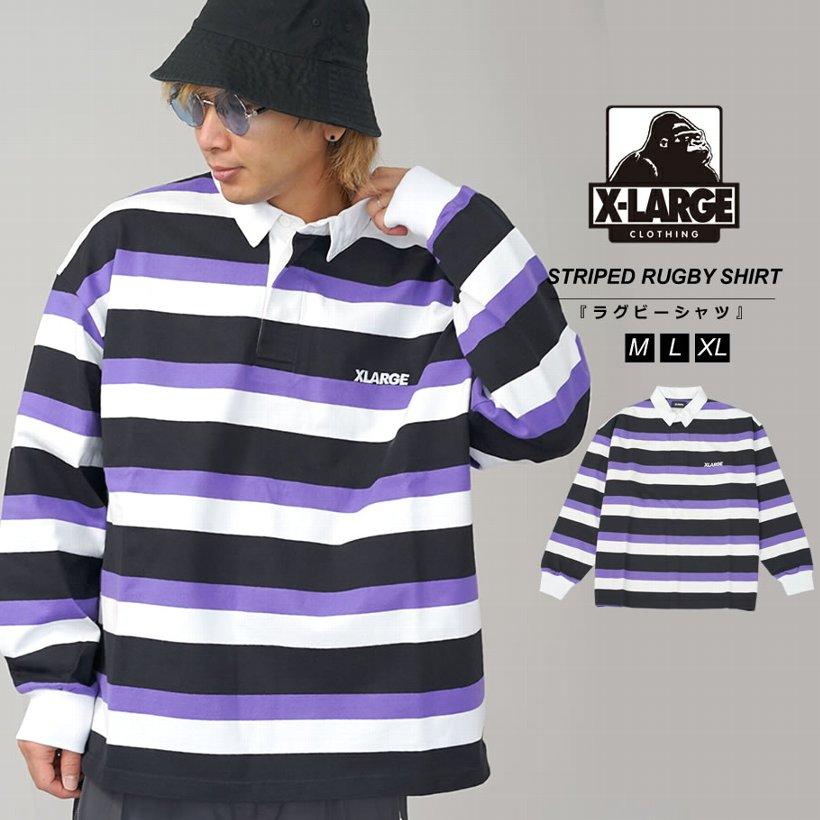 XLARGE エクストララージ ラガーシャツ メンズ ポロシャツ ロゴ XLARGE エクストララージ ラガーシャツ メンズ ポロシャツ ロゴ