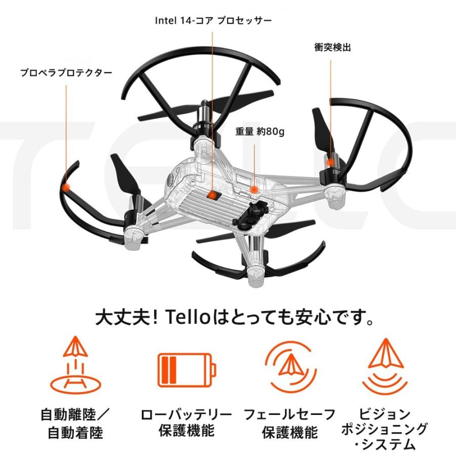 数々のアワードを受賞 ドローン Dji Ryze Technology Tello テロー 初心者 子供 向け カメラ付き Gps セット 本体 高画質 スマホ 小型 Wantannas Go Id