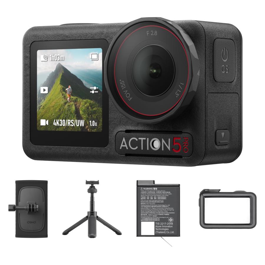 DJI アクションカメラ ウェアラブルカメラ 4K 防水Osmo Action 5 DJI アクションカメラ ウェアラブルカメラ 4K 防水Osmo Action 5