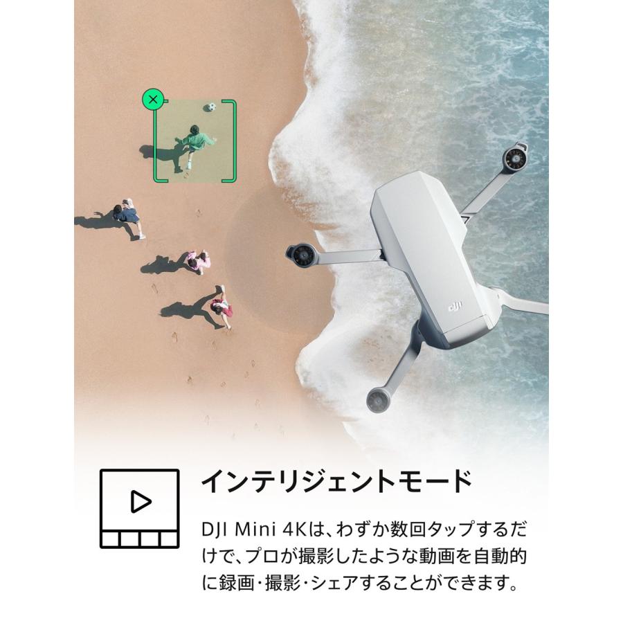 公式限定セット DJI Mini 4K Fly More Combo ドローン カメラ付き 軽量 小型 空撮 高画質 高性能 Care2年版の画像