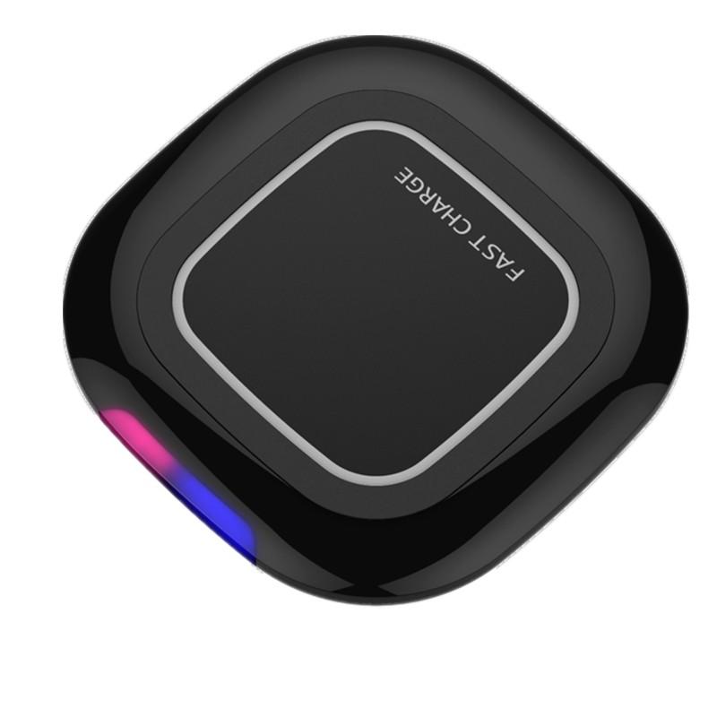 ワイヤレス充電器 Qi認証済み 置くだけで充電可能 iPhone 11 XS/XS Max