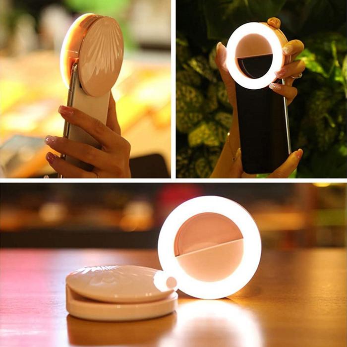 リングライト 3段階調色 美白効果 LED 自撮り ライブ配信 WEB会議