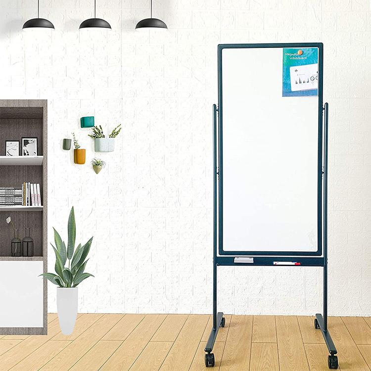 ホワイトボード 無地 両面 マグネット おしゃれ 会議 サイズ10x600mm 子供 マーカー 縦型 脚付き 高さ2段階調節可能 ブラックフレーム 白板 掲示板 Nobk6012 ホワイトルームpro 通販 Yahoo ショッピング