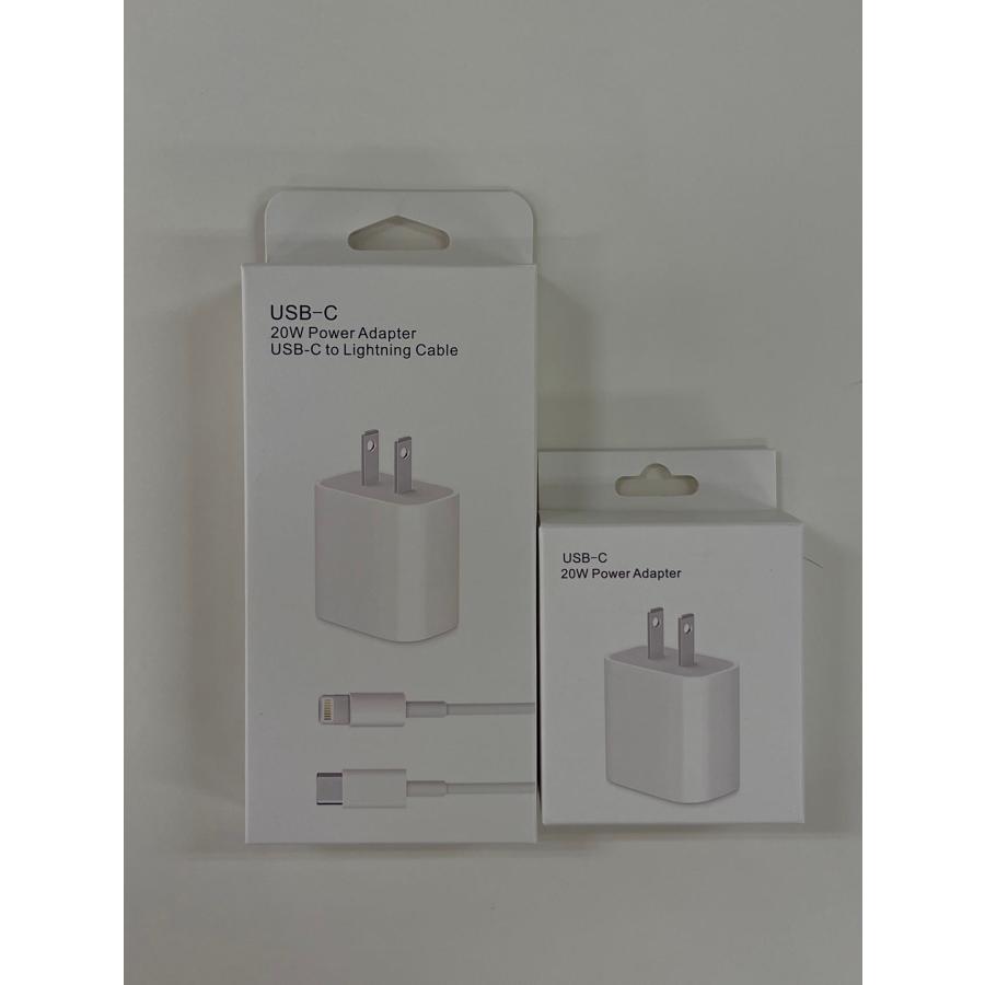 Apple - Apple 充電器 20WUSB-C アダプタ ライトニングケーブル40set Amazon | iPhone 充電器 純正 20W PD 急速 [2個セット/Apple MFi