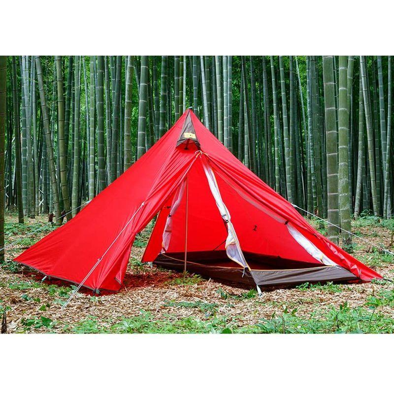 【美品】廃盤　テンマクデザイン　パンダテント　赤　インナーテント グランドシート Amazon | テンマクデザイン パンダ レッド グランドシート