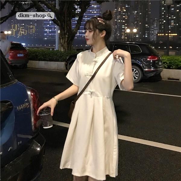 チャイナ風 ワンピース 華ロリ ロリータ かわいい コスプレ チャイナドレス きれいめ 二次会 体型カバー 通勤 半袖 ミニ 普段着 Qipxisnsd07 Dkmショップ 通販 Yahoo ショッピング