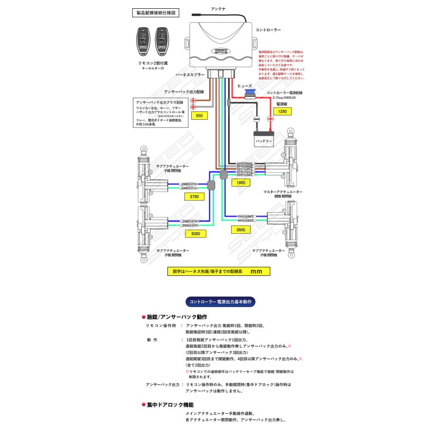 キーレス エントリーキット Ver.5 アンサーバック機能 軽トラ ジムニー