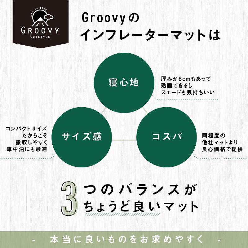 インフレーターマット　キャンピングマット 車中泊 マット エアーマット 1枚売り 厚さ8cm 自動膨張式   アウトドア寝具   樅 | ブランド登録なし | 15