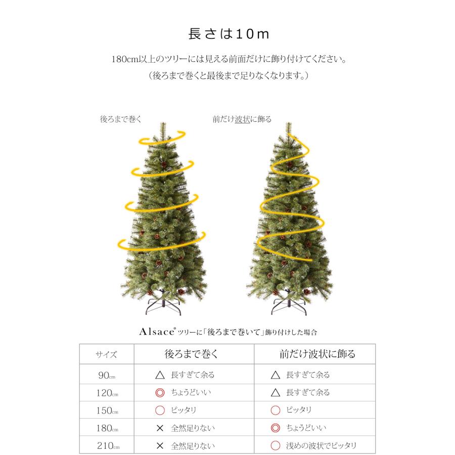 【公式 Alsace(R) 正規品】 LED ジュエリーライト 【珍しいACコンセント式】 ワイヤー 120cm 150cm 180cm に100球 10ｍ リモコン 室内 屋外 柊 イルミネーション |  | 07