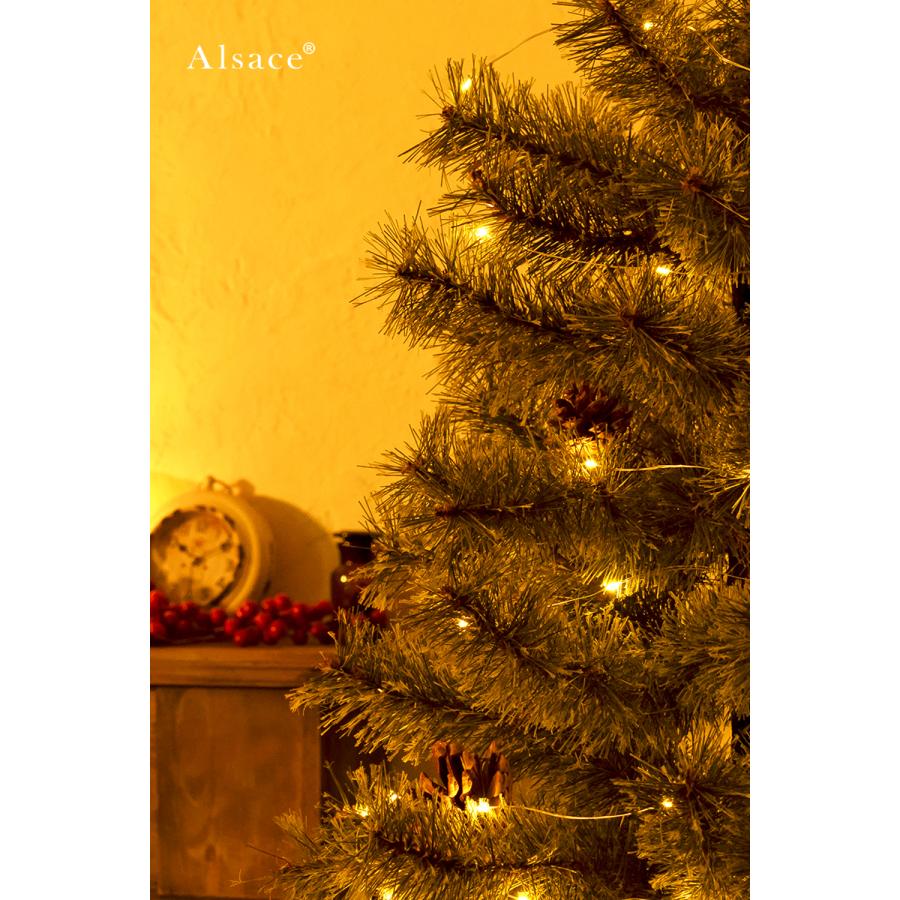 【公式 Alsace(R) 正規品】 LED ジュエリーライト 100球 10m 電池式 アルザス クリスマスツリー 120cm 150cm 180cm リモコン付 点滅 点灯 タイマー 柊 Alsace |  | 04