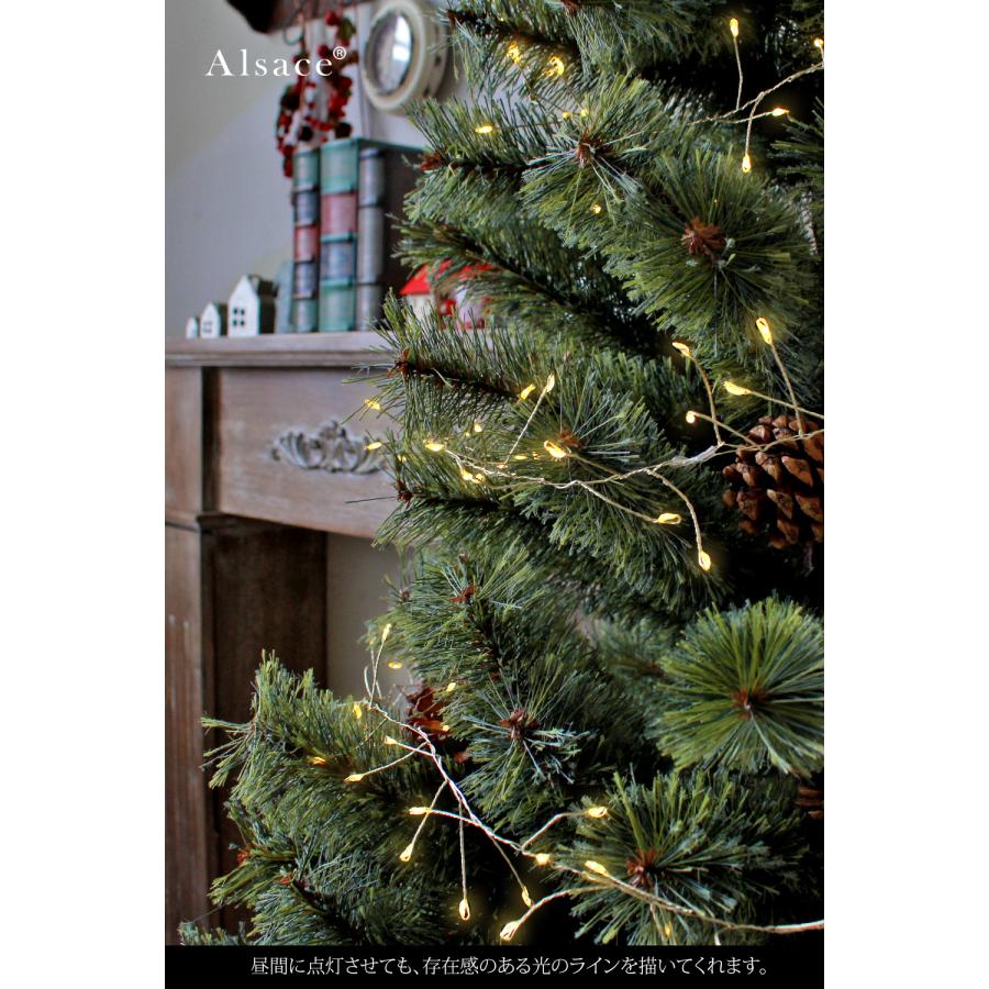 【公式 Alsace(R) 正規品】 ブランチ ジュエリーライト LED イルミネーション ACコンセント式 ワイヤー 120cm 150cm に最適385球 5ｍ リモコン 室内 屋外 柊 |  | 09