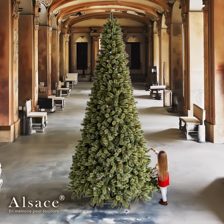 【公式 Alsace(R) 正規品】業務用 Alsace(R)公式 正規品 クリスマスツリー 360cm 豊富な枝数 2026ver. 樅 高級 ドイツトウヒ ツリー オーナメント なし アルザス | Alsace | 02