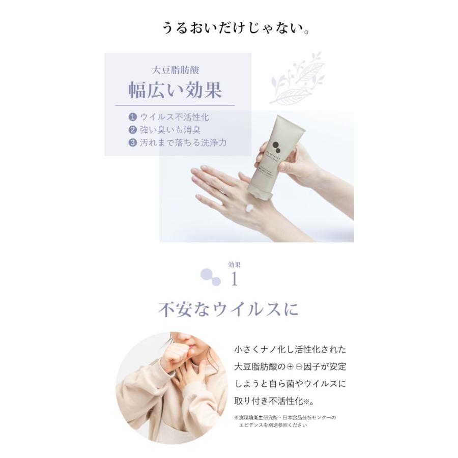 ナノトリート ハンドクリーム 80g 除菌 消臭 うるおい ウイルス対策 手荒れ ヒアルロン酸 コラーゲン ダイズ油脂肪酸 ナノソイコロイド 椚 | ブランド登録なし | 13