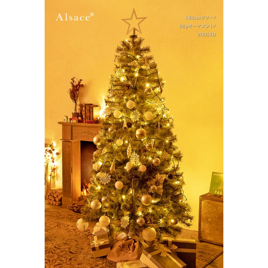 【公式 Alsace(R) 正規品】 LED 100/200球 AC電源 コンセント クリスマスイルミネーション タイマーON/OFF 屋外 柊 クリスマスツリー アルザス イルミネーション |  | 05