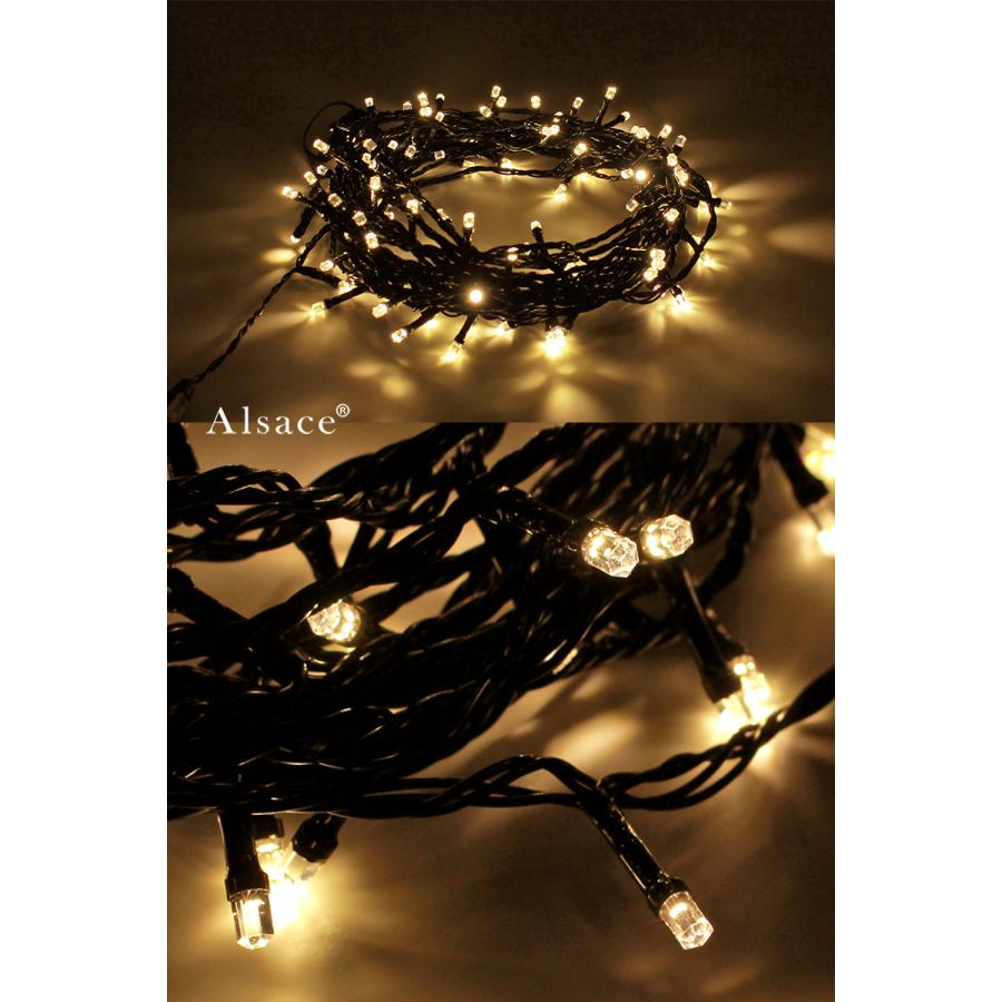 【公式 Alsace(R) 正規品】 LED 100/200球 AC電源 コンセント クリスマスイルミネーション タイマーON/OFF 屋外 柊 クリスマスツリー アルザス イルミネーション |  | 07