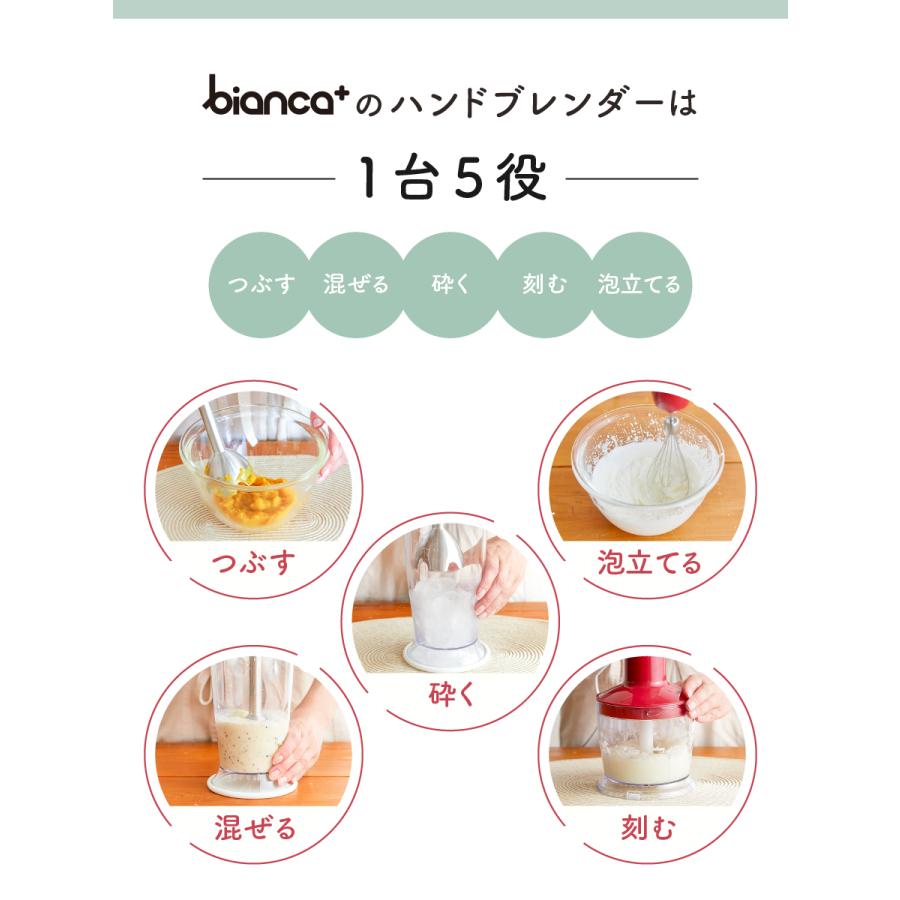 bianca+ ブレンダー ハンドブレンダー 離乳食 フード bianca+ ブレンダー ハンドブレンダー 離乳食 フード