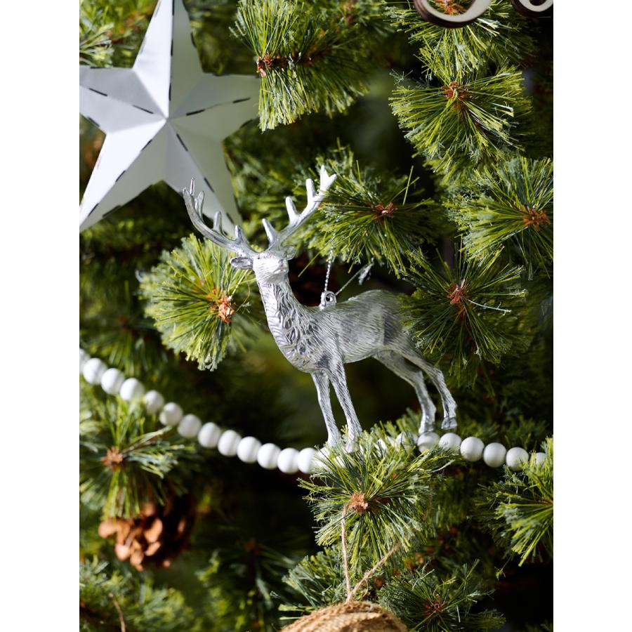 【Alsace(R) 正規販売店】 クリスマスツリー オーナメントセット 単品 アルザス アルティザナ・オーナメント Blanc Noel(ブラン・ノエル＝白系) 柊 ホワイト | Alsace | 05