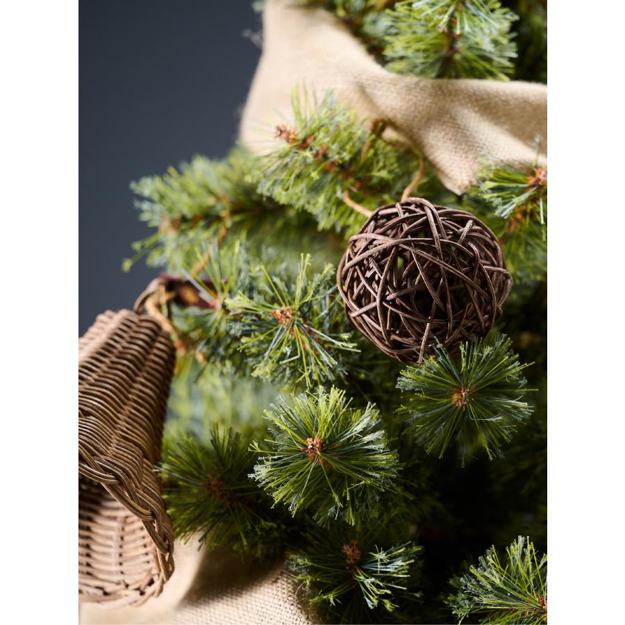 【Alsace(R) 正規販売店】 クリスマスツリー オーナメントセット 単品 クリスマスツリー アルザス アルティザナ・オーナメント ecru(エクリュ＝籐系) 柊 木製 | Alsace | 03