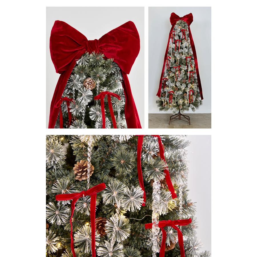 【公式 Alsace(R) 正規品】 パリュールオーナメント 【単品】 クリスマスツリー Parure(パリュール)  オーナメント セット 柊 つらら リボン イルミネーション | Alsace | 05