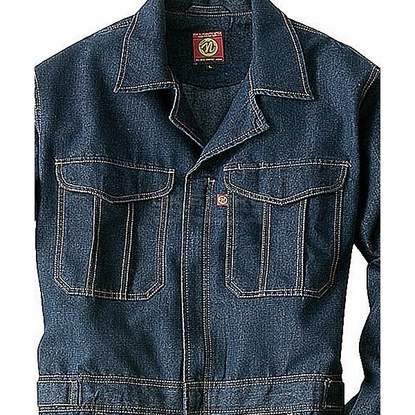 NBトラスト】2710デニム長袖つなぎ[通年用]作業服 仕事着 メンズ