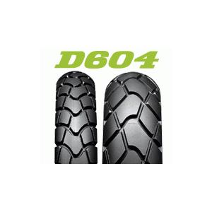 [前後セット] DUNLOP 新品 D604 2.75-21 120/80-18 [セロー225]｜dl-tyre｜02