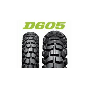 DUNLOP [前後セット] 新品 D605 2.75-21 120/80-18(TL) [セロー