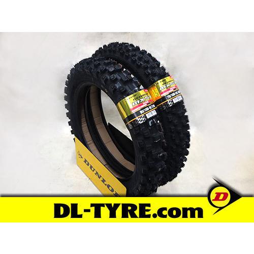 バイク 新品リヤ用オフロードブロックタイヤ DUNLOP 90/100-16