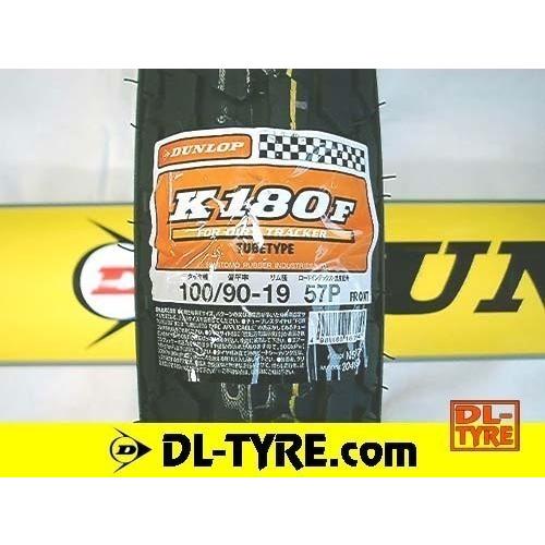 DUNLOP（ダンロップ） 新品 K180F 100/90-19 [FTR250 SR400] : DL-TYRE