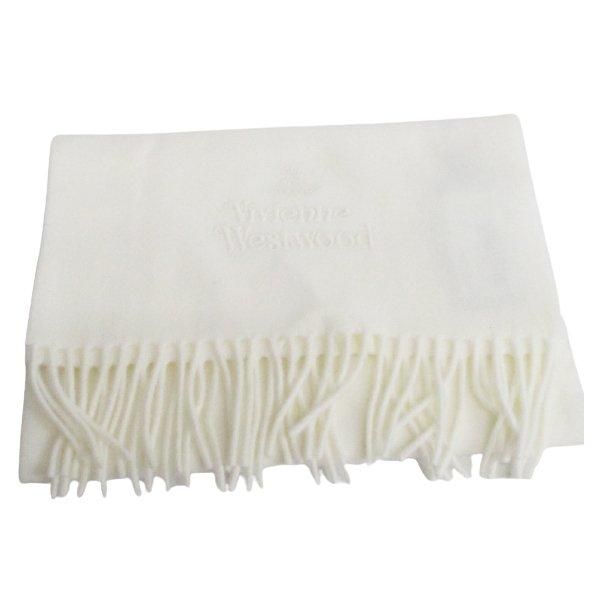 クーポン付 マフラー 21aw ヴィヴィアンウエストウッド W001z 01ホワイト 送料無料メール便 ポイント消化 買取 値段 Shirleyryan Ca