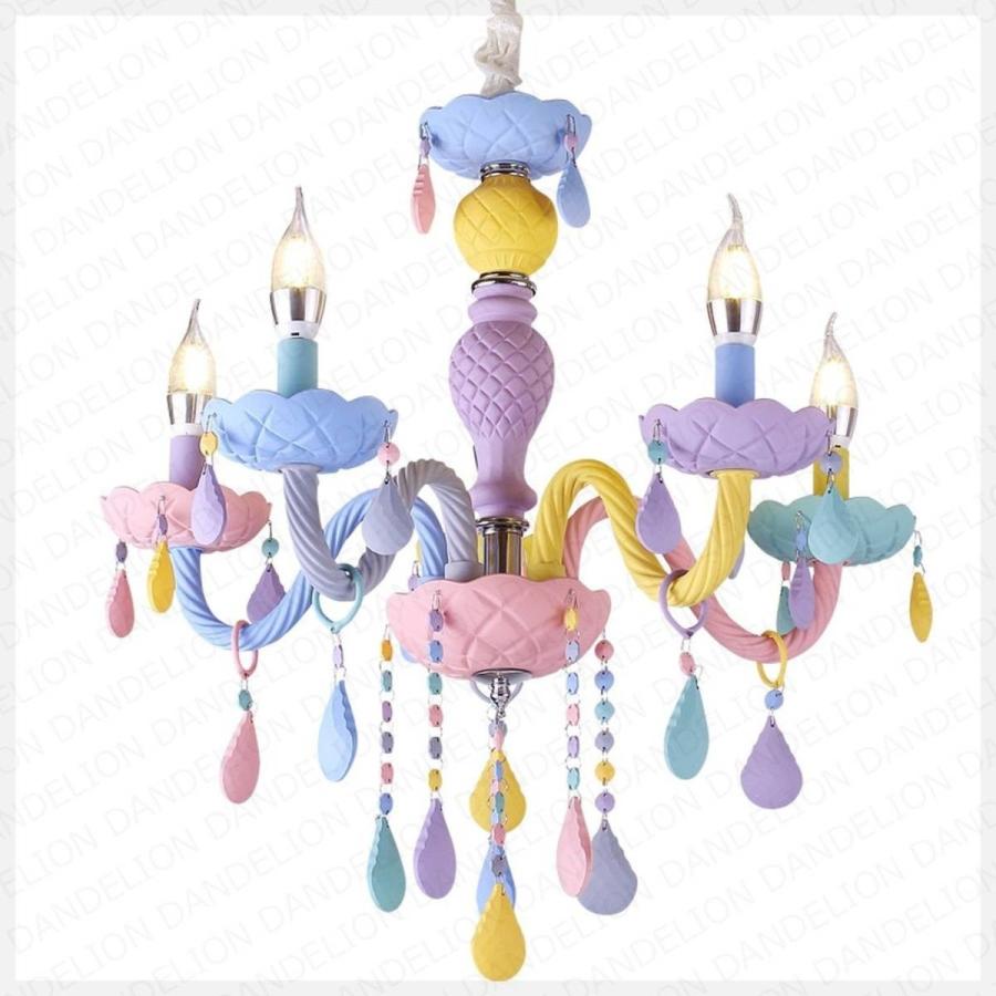 照明器具 プリンセス スウィートテイスト ウォールライト 壁面照明 シャンデリア風 クリスタル LED 寝室 子供部屋 5頭